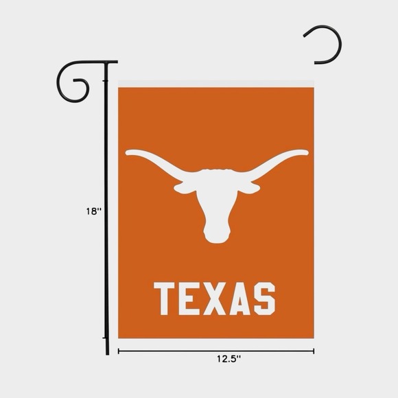 Texas Longhorns Garden Flag 12.5"X18" Premium Yard Flag University Of Texas NCAA - Picture 4 of 5